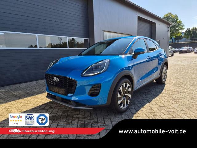 Ford Puma - Titanium 1.0 EcoBoost Hybrid 125PS Automatik R&uuml;ckf.Kamera Klimaautomatik Sitzheizung Lenkradheizung Frontscheibe beheizb. LED-Scheinwerfer SYNC4 Bluetooth Apple CarPlay Android Auto PDC v+h