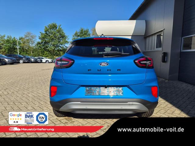 Ford Puma Titanium 1.0 EcoBoost Hybrid 125PS Automatik R&uuml;ckf.Kamera Klimaautomatik Sitzheizung Lenkradheizung Frontscheibe beheizb. LED-Scheinwerfer SYNC4 Bluetooth Apple CarPlay Android Auto PDC v+h 