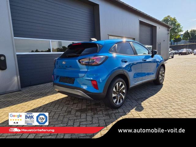 Ford Puma Titanium 1.0 EcoBoost Hybrid 125PS Automatik R&uuml;ckf.Kamera Klimaautomatik Sitzheizung Lenkradheizung Frontscheibe beheizb. LED-Scheinwerfer SYNC4 Bluetooth Apple CarPlay Android Auto PDC v+h 