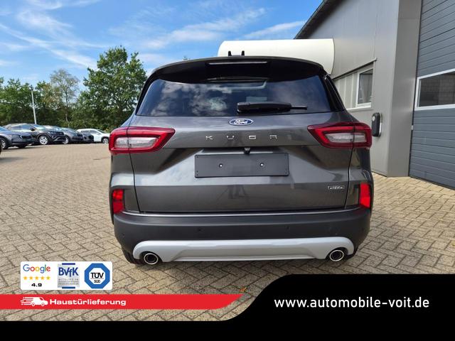 Ford Kuga Titanium 243PS PHEV Automatik elektr. PanoDach Sitzheizung v+h Lenkradheizung Frontscheibe beheizb. Klimaautomatik Navi SYNC4 Apple CarPlay Android Auto Touchscreen PDC 4xKamera 2xKeyless 17"LM vollelektr. Reichweite 66KM 