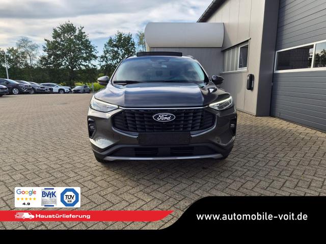 Ford Kuga Titanium 243PS PHEV Automatik schwenkb. AHK elektr. PanoDach Sitzheizung v+h Lenkradheizung Frontscheibe beheizb. Klimaautomatik Navi SYNC4 Apple CarPlay Android Auto Touchscreen PDC 4xKamera 2xKeyless 17"LM vollelektr. Reichweite 66KM 