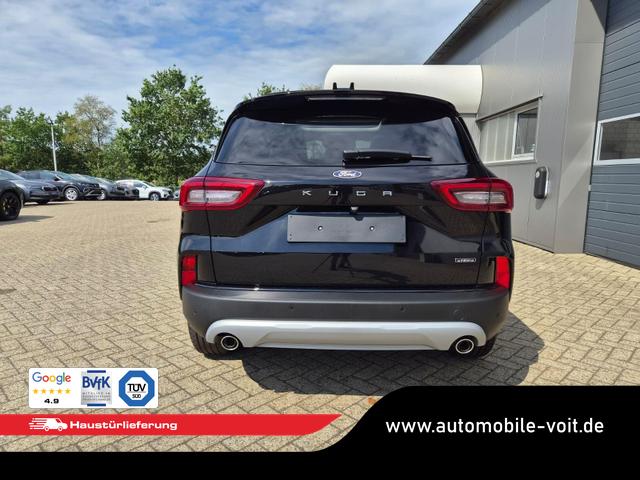 Ford Kuga Titanium 243PS PHEV Automatik schwenkb. AHK elektr. PanoDach Sitzheizung v+h Lenkradheizung Frontscheibe beheizb. Klimaautomatik Navi SYNC4 Apple CarPlay Android Auto Touchscreen PDC 4xKamera 2xKeyless 17"LM vollelektr. Reichweite 66KM 