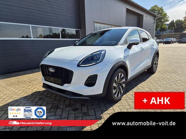Ford Puma - Titanium 1.0 Hybrid 125PS Autom. abnehm. AHK ACC 4xKamera Klimaautomatik Sitzheizung Lenkradheizung Frontscheibe beheizb. LED-Scheinwerfer SYNC4 Bluetooth Apple CarPlay Android Auto PDC v+h