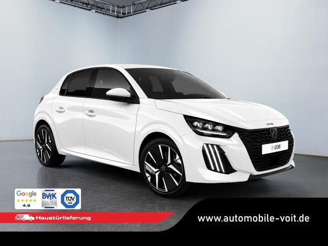 Peugeot e-208 - GT Pack 54kWh 156PS/115kW 421km WLTP +ACCStop&Go +Open&Go +AktiverSpurhalteassistent +PanoramaGlasdach +17"Yanaka +FahrersitzElektrisch +Massage +Alcantara/Kunstleder +3D-Navi +10"3D-Kombiinstrument +Sitzhzg +W&auml;rmepumpe +PDCv+h +RFK