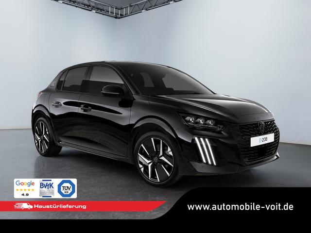 Peugeot e-208 - GT Pack 54kWh 156PS/115kW 421km WLTP +ACCStop&Go +Open&Go +AktiverSpurhalteassistent +PanoramaGlasdach +17"Yanaka +FahrersitzElektrisch +Massage +Alcantara/Kunstleder +3D-Navi +10"3D-Kombiinstrument +Sitzhzg +W&auml;rmepumpe +PDCv+h +RFK