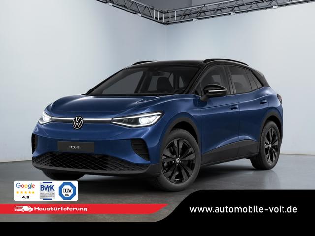 Volkswagen ID.4 - Style Edition 77 kWh 286PS/ 210kW 2027 +AHKschwenkbar +19"BergenSchwarz +SchwarzeSpiegelkappen +Dachleiste/C-S&auml;ulenSchwarz +DachrelingSchwarz +SchwarzesModellEmblem +PanoramaGlasdach +IQ.Light +360&deg;AreaView +ACC +TravelAssist +ParkAssistPro +ErgoActive +Massage
