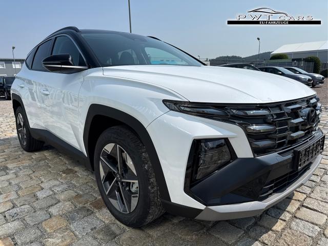 Hyundai / TUCSON / Wei&szlig; / / / GO 1.6 T-GDI 2WD 7DCT 150PS -NAVI-KLIMAAUTOM-ALU18-SHZ-WINTER-LED-PDC-KAMERA-KEYLESS GO, Beispielbilder, ggf. teilweise mit Sonderausstattung