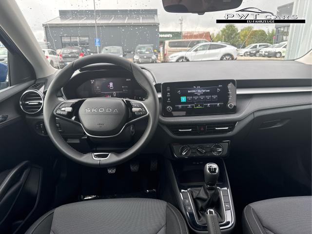 Skoda / Fabia / Blau / / / 130 Jahre 1.0 MPI 80 PS-Virtuelles Cockpit-AppleCarplay-Android-Auto-LED-Klima-Tempomat-R&uuml;ckfahrkamera-DAB-SHZ-15 Alu-sofort, Beispielbilder, ggf. teilweise mit Sonderausstattung