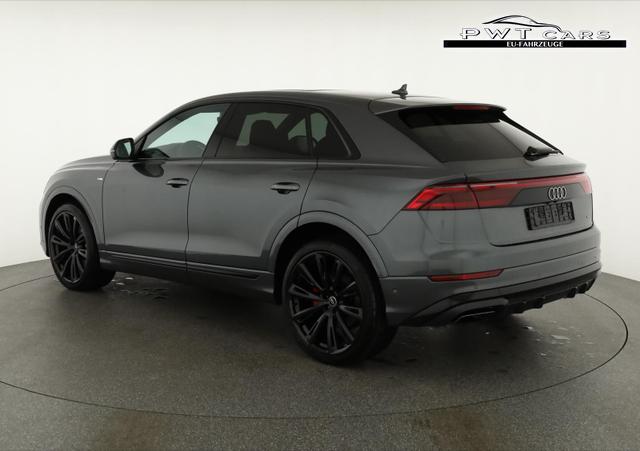 Audi Q8 50 TDI quattro qu S-LINE, Luft, Pano, B&O, 23-Zoll, AHK, Leder, AreaView, Optik schwarz 
