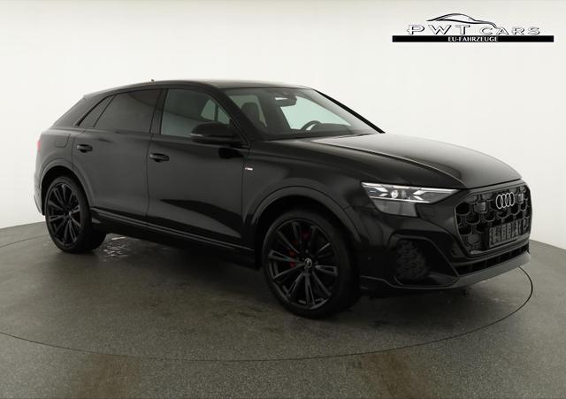 Audi Q8 50 TDI quattro qu S-LINE, Standheizung, HuD, Luft, Pano, B&O, 23-Zoll, AHK, Leder, AreaView, Optik schwarz 