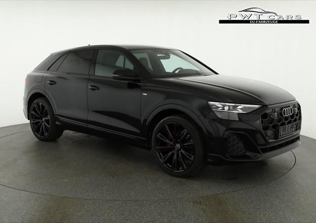 Audi Q8 50 TDI quattro qu S-LINE, Luft, Pano, B&O, 23-Zoll, AHK, Leder, AreaView, Optik schwarz 
