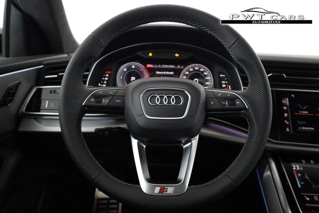 Audi Q8 50 TDI quattro qu S-LINE, Luft, Pano, B&O, 23-Zoll, AHK, Leder, AreaView, Optik schwarz 
