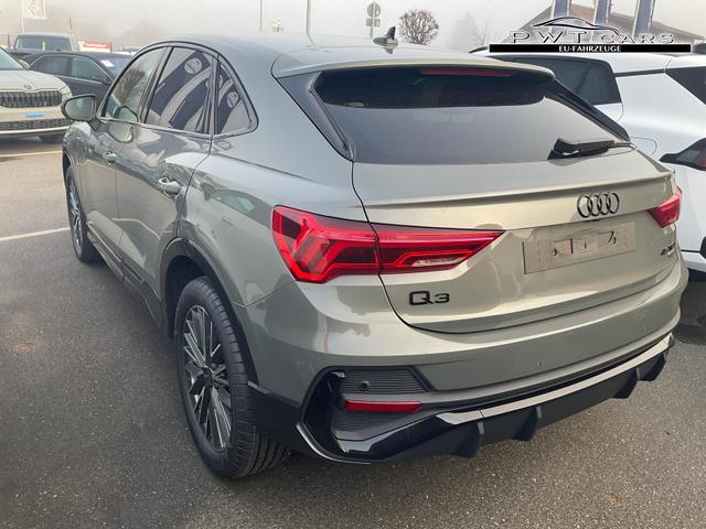 Audi Q3 Sportback 45 TFSI quattro S line qu S-LINE, AHK, 19-Zoll, Optik schwarz, Navi, Kamera, el. Klappe 