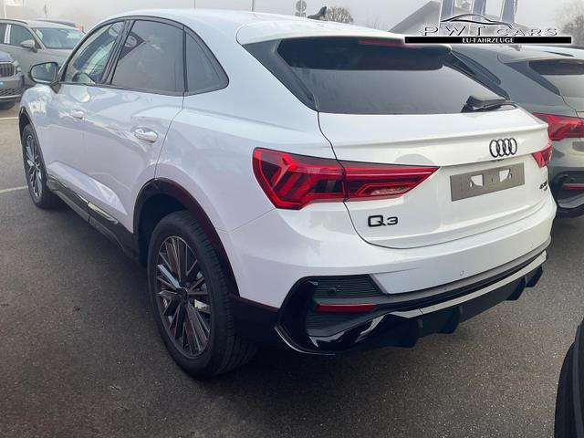 Audi Q3 Sportback 45 TFSI quattro S line qu S-LINE, AHK, 19-Zoll, Optik schwarz, Navi, Kamera, el. Klappe 