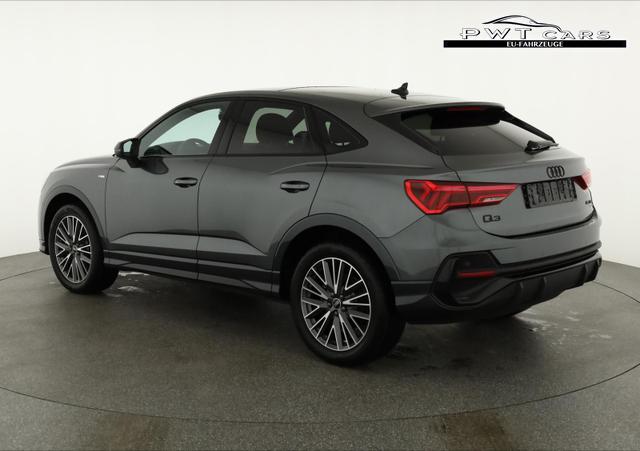 Audi Q3 Sportback 45 TFSI quattro S line qu S-LINE, Pano, AHK, 19-Zoll, Optik schwarz, Navi, Kamera, el. Klappe, 4 J.-Garantie 