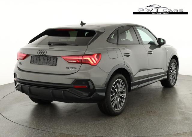 Audi Q3 Sportback 45 TFSI quattro S line qu S-LINE, AHK, 19-Zoll, Optik schwarz, Navi, Kamera, el. Klappe 