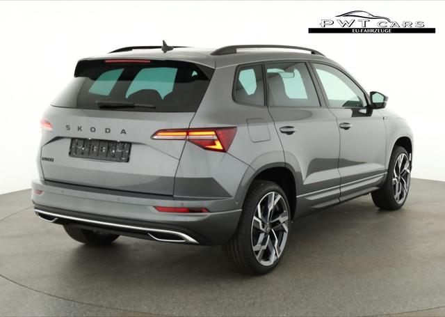 Skoda Karoq Sportline 1.5 TSI DSG Sportline, Pano, AHK, Navi, CANTON, Matrix, AreaView, Side, FS-beheizbar, 19-Zoll 