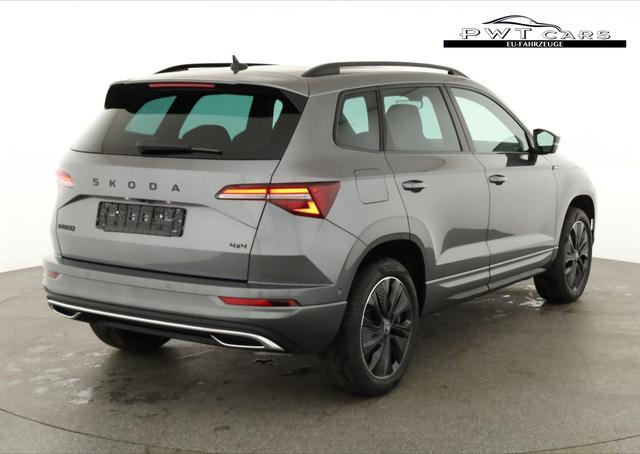 Skoda Karoq Sportline 4x4 2.0 TDI DSG Sportline, Pano, AHK, Navi, Matrix, AreaView, Side, Kamera, el. Klappe, FS-beheizbar, Winter 
