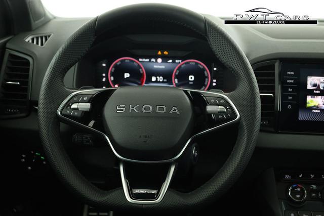 Skoda Karoq Sportline 1.5 TSI DSG Sportline, Pano, AHK, Navi, Matrix, AreaView, Side, FS-beheizbar, Winter, 19-Zoll 