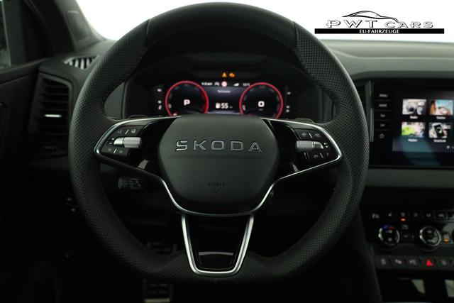 Skoda Karoq Sportline 4x4 2.0 TDI DSG Sportline, Pano, AHK, Navi, Matrix, AreaView, Side, Kamera, el. Klappe, FS-beheizbar, Winter 