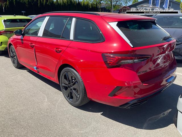 Skoda Octavia Combi 2.0 TSI 195 kW RS DSG, Pano, Standheizung, AHK, Navi, Matrix, Canton, Side, Winter, 5 J.-Garantie 