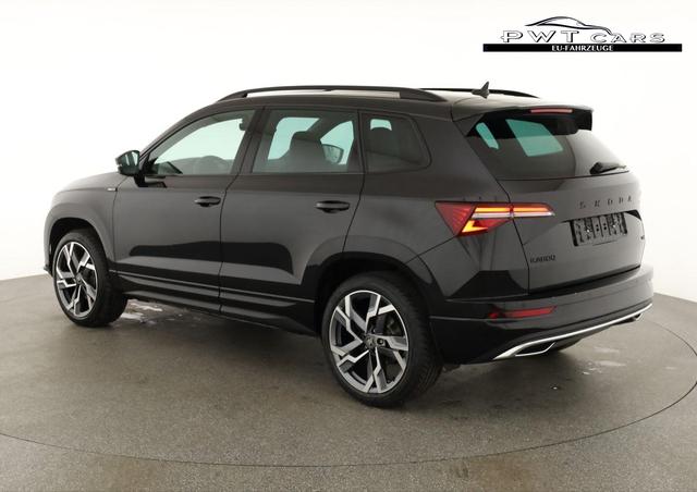 Skoda Karoq Sportline 4x4 2.0 TSI DSG Sportline, Pano, AHK, Navi, Matrix, Side, Winter, 5 J.-Garantie 