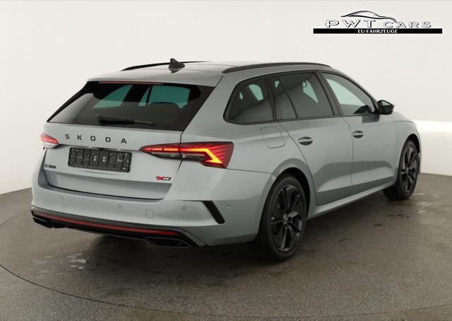 Skoda Octavia Combi 2.0 TSI 195 kW RS DSG, Pano, Standheizung, AHK, Navi, Matrix, Canton, Side, Winter, 5 J.-Garantie 