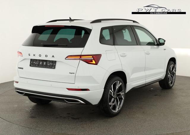 Skoda Karoq Sportline 4x4 2.0 TSI DSG Sportline, Pano, AHK, Navi, Matrix, Side, Winter, 5 J.-Garantie 