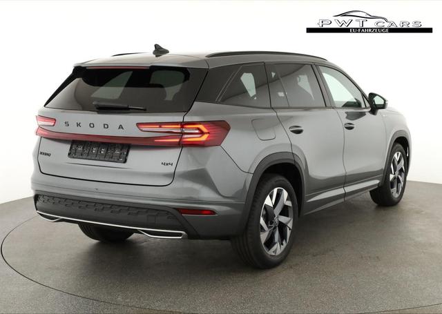 Skoda Kodiaq 2.0 TDI 142 kW 4x4 Sportline DSG Sportline, Pano, AHK, Navi, Matrix, el. Klappe, Side, Winter, 19-Zoll 