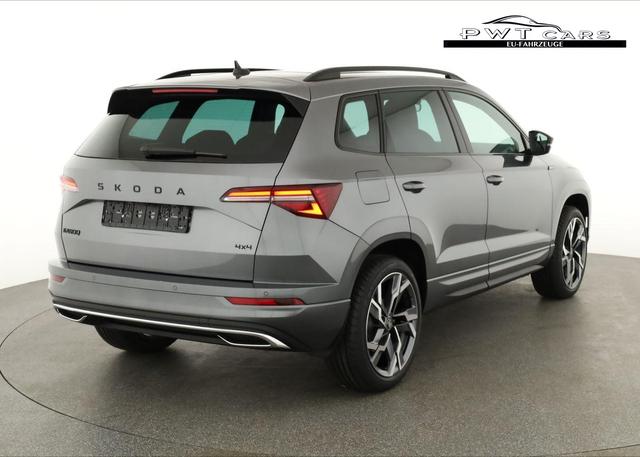Skoda Karoq Sportline 4x4 2.0 TSI DSG Sportline, Pano, AHK, Navi, Matrix, Side, Winter, 5 J.-Garantie 