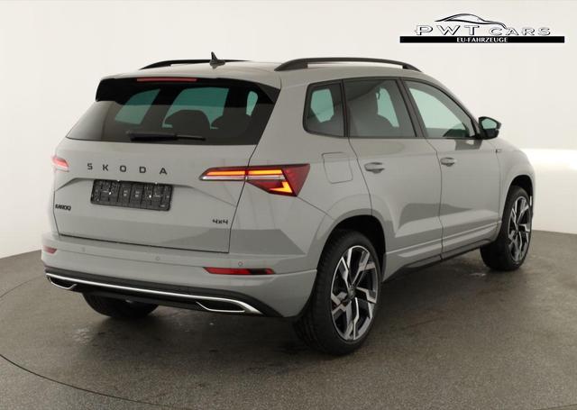 Skoda Karoq Sportline 4x4 2.0 TSI DSG Sportline, Pano, AHK, Navi, Matrix, Side, Winter, 5 J.-Garantie 