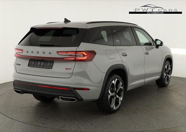 Skoda Kodiaq 2.0 TSI 195 kW 4x4 RS DSG RS, AHK, Navi, Matrix, Canton, Side, FS-beheizbar, el. Klappe, Kamera, 20-Zoll, 5 J.-Garantie 