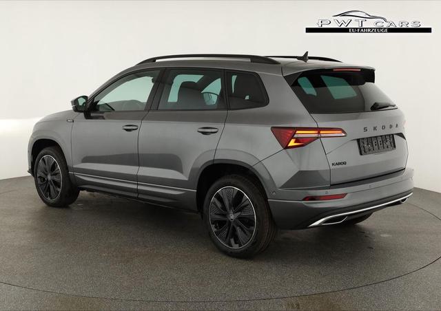 Skoda Karoq Sportline 1.5 TSI DSG Sportline, Pano, AHK, Navi, CANTON, Matrix, AreaView, Side, el. Klappe, FS-beheizbar, 5 J.-Garantie 