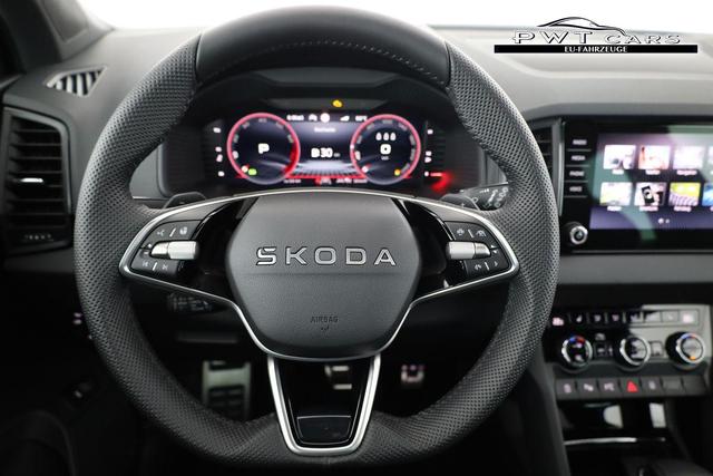 Skoda Karoq Sportline 1.5 TSI DSG Sportline, Pano, AHK, Navi, CANTON, Matrix, AreaView, Side, el. Klappe, FS-beheizbar, 5 J.-Garantie 