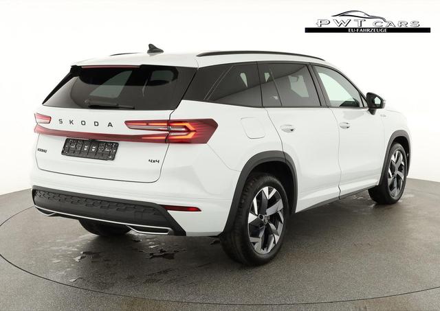 Skoda Kodiaq 2.0 TSI 150 kW 4x4 Sportline DSG Sportline, Pano, AHK, Navi, Matrix, Canton, Side, FS-beheizbar, el. Klappe, Kamera, 19-Zoll, 5 J.-Garantie 