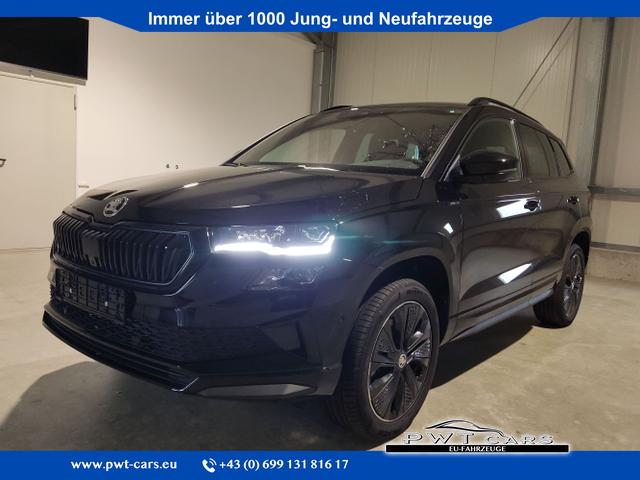 Skoda Karoq - Sportline 1,5 TSI 150 PS DSG Navi-Anhängerkupplung-LED-Matrix-AppleCarPlay-Android-Auto-ACC-Kessy-2-Zonen-Klimaautomatik-18''Alu-Sofort