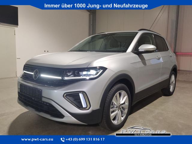 Volkswagen T-Cross - Exclusive 1.0 TSI 116 PS DSG AppleCarPlay-AndroidAuto-LED-Matrix-2-Zonen-Klimaanlage-Rückfahrkamera-Sitzheizung-Keyless-17''Alu-Sofort