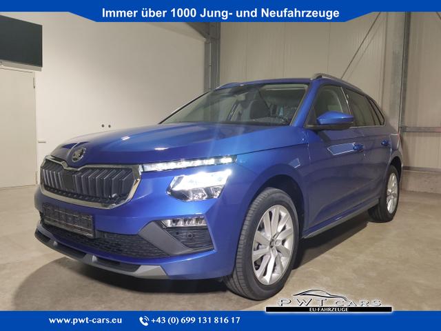 Skoda Kamiq - 130 Jahre Premium Edition 1.5 TSI 150 PS DSG Anhängerkupplung-AppleCarPlay-AndroidAuto-Winterpaket-Alcantara-DAB-Tempomat-Totwinkelassist-Kamera-SunSet-el.Heckklappe-17''Alu