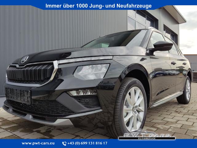 Skoda Kamiq - 130 Jahre Premium Edition 1.5 TSI 150 PS DSG Anhängerkupplung-AppleCarPlay-AndroidAuto-Winterpaket-Alcantara-DAB-Tempomat-Totwinkelassist-Kamera-SunSet-el.Heckklappe-17''Alu