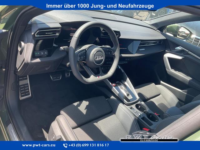 Audi S3 - 2.0 TFSI quattro Sportback quattro, 19-Zoll, Matrix, Optik schwarz, Kamera, el. Klappe, 4-J Garantie