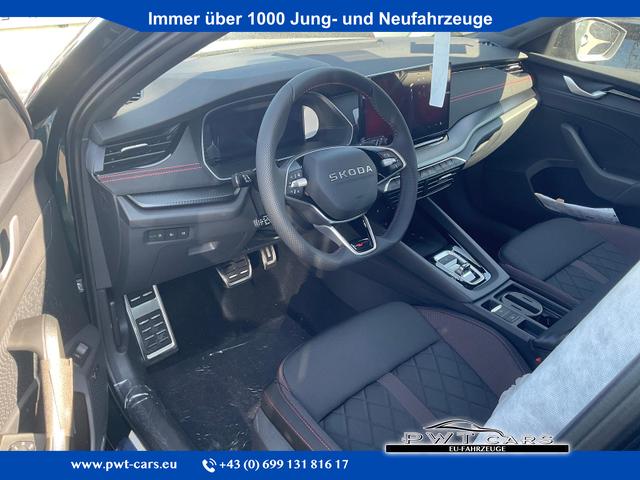 Skoda Octavia Combi - RS 2.0 TSI DSG, Sonderlackierung, Pano, AHK, 19 Zoll, Canton, el. Klappe, Navi, Matrix, sofort