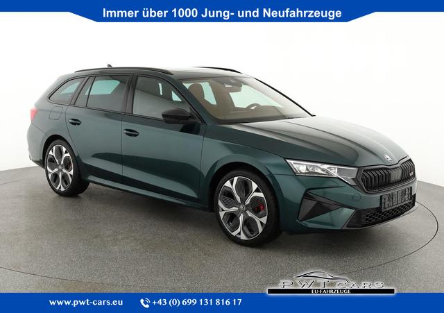 Skoda Octavia Combi - RS 2.0 TSI DSG, Sonderlackierung, Pano, AHK, 19 Zoll, Canton, el. Klappe, Navi, Matrix, sofort