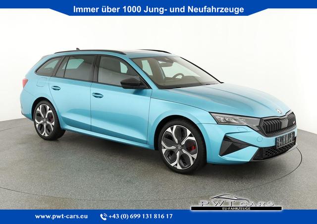 Skoda Octavia Combi - RS 2.0 TSI DSG, Sonderlackierung, Pano, AHK, 19 Zoll, Canton, el. Klappe, Navi, Matrix, sofort