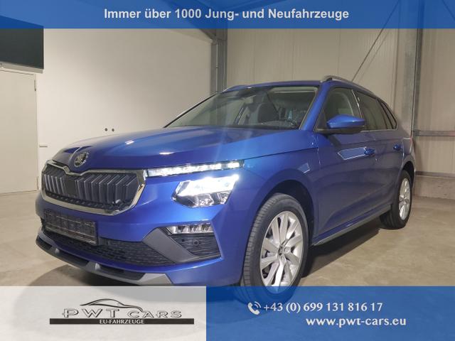 Skoda Kamiq - 130 Jahre Premium Edition 1.5 TSI 150 PS DSG Anhängerkupplung-AppleCarPlay-AndroidAuto-Winterpaket-Alcantara-DAB-Tempomat-Totwinkelassist-Kamera-SunSet-el.Heckklappe-17''Alu