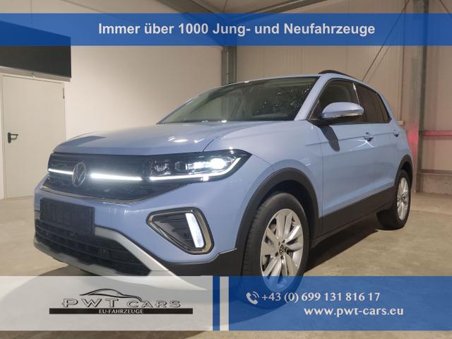 Volkswagen T-Cross - Exclusive 1.5 TSI 150 PS DSG AppleCarPlay-AndroidAuto-LED-Matrix-2-Zonen-Climatronic-Rückfahrkamera-Sitzheizung-Keyless-17''Alu-Sofort