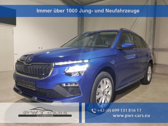 Skoda Kamiq - 130 Jahre Premium Edition 1.5 TSI 150 PS DSG Anhängerkupplung-AppleCarPlay-AndroidAuto-Winterpaket-Alcantara-DAB-Tempomat-Totwinkelassist-Kamera-SunSet-el.Heckklappe-17''Alu-Sofort