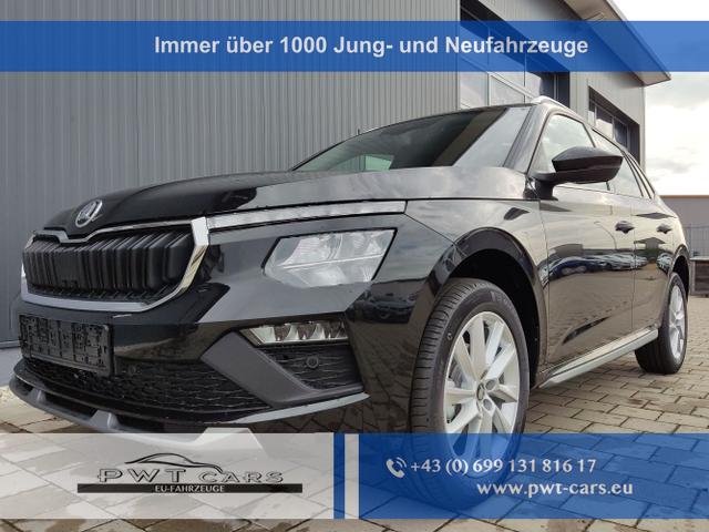 Skoda Kamiq - 130 Jahre Premium Edition 1.5 TSI 150 PS DSG Anhängerkupplung-AppleCarPlay-AndroidAuto-Winterpaket-Alcantara-DAB-Tempomat-Totwinkelassist-Kamera-SunSet-el.Heckklappe-17''Alu