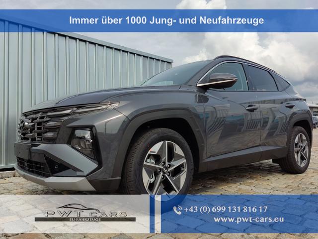 Hyundai TUCSON - GO 1.6 T-GDI 48V 2WD 7DCT Navi-18"-2 Zonen Klimaautomatik-LED-Kamera-Sofortz