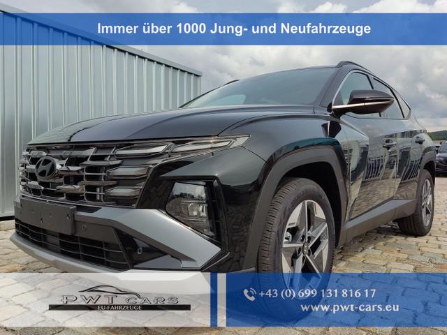 Hyundai TUCSON - GO 1.6 T-GDI 48V 2WD 7DCT Navi-18"-2 Zonen Klimaautomatik-LED-Kamera-Sofort
