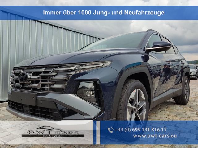Hyundai TUCSON - GO 1.6 T-GDI 48V 2WD 7DCT Navi-18"-2 Zonen Klimaautomatik-LED-Kamera-Sofort